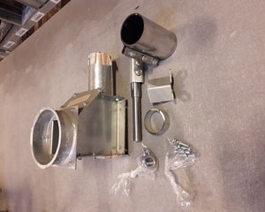 Branch piece 75mm for gear motor M&M